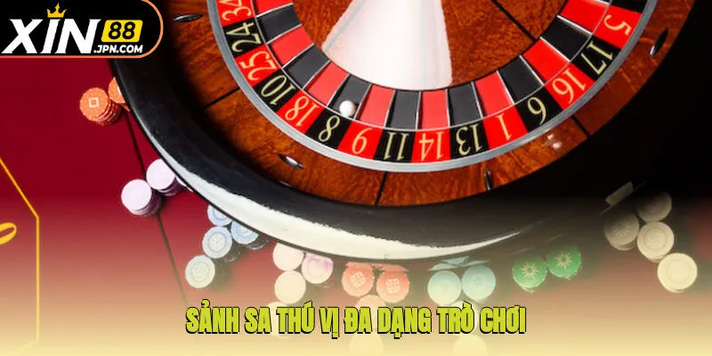 Sảnh SA thú vị, đa dạng trò chơi